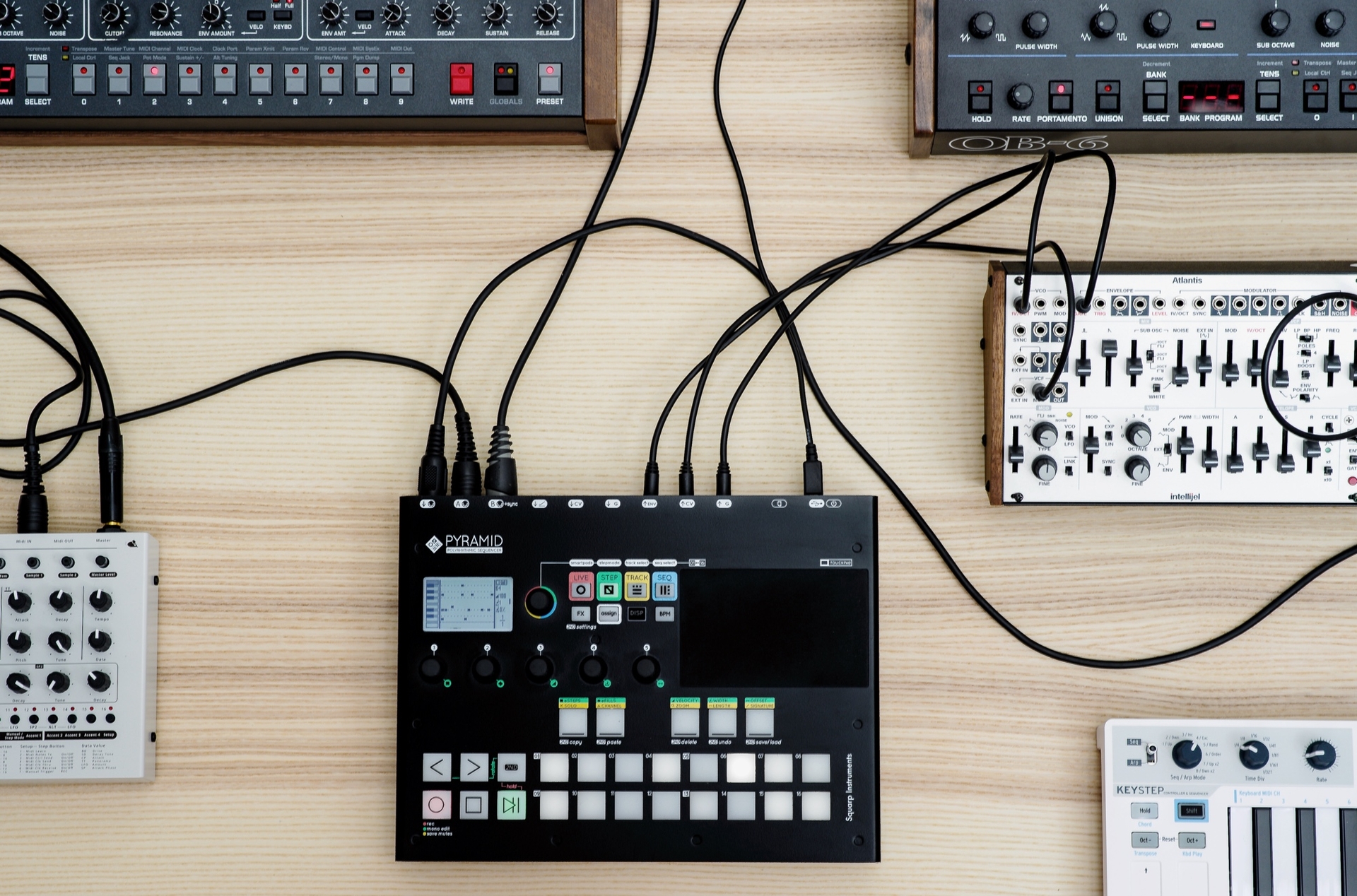 Squarp Instruments Pyramid MIDIシーケンサー Pyramid 64-track sequencer | Squarp instruments